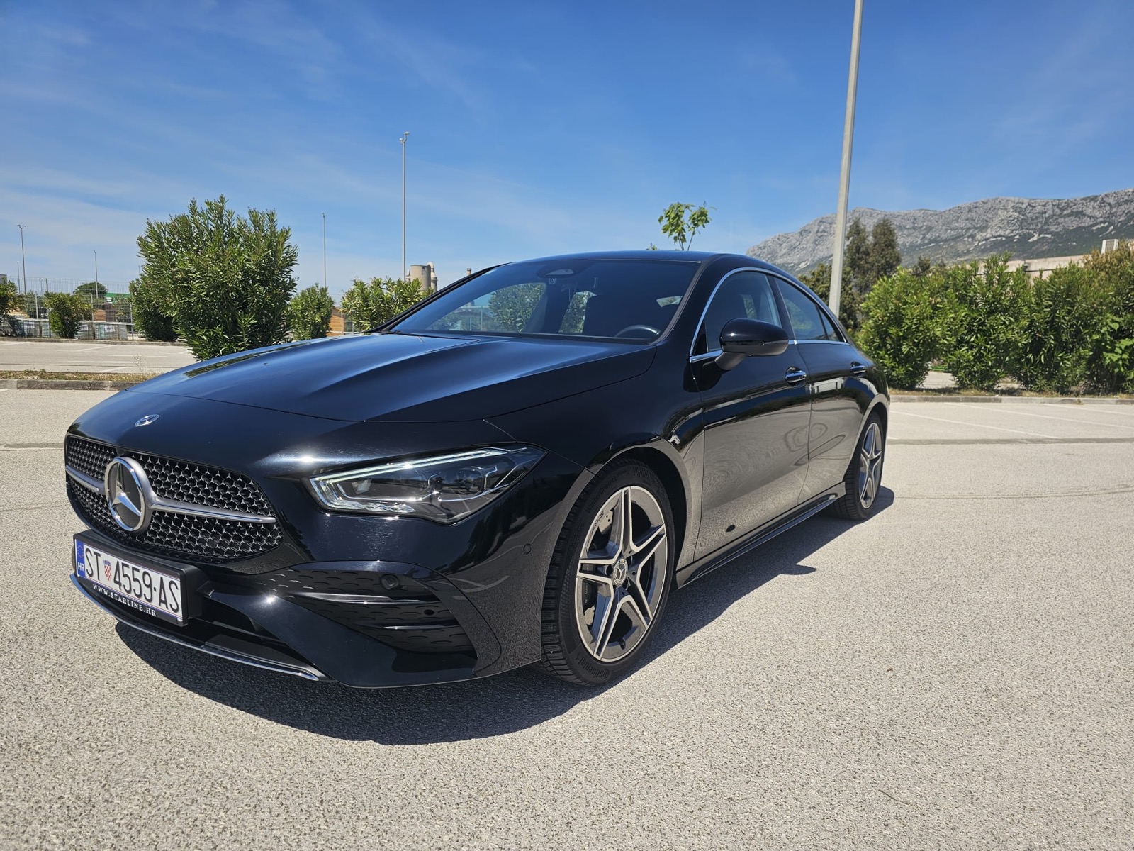 Mercedes CLA Cupe transfer car
